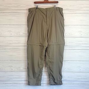 Cabela's GX2 Guidwear zip-off pants in khaki green Men's Size 2XL